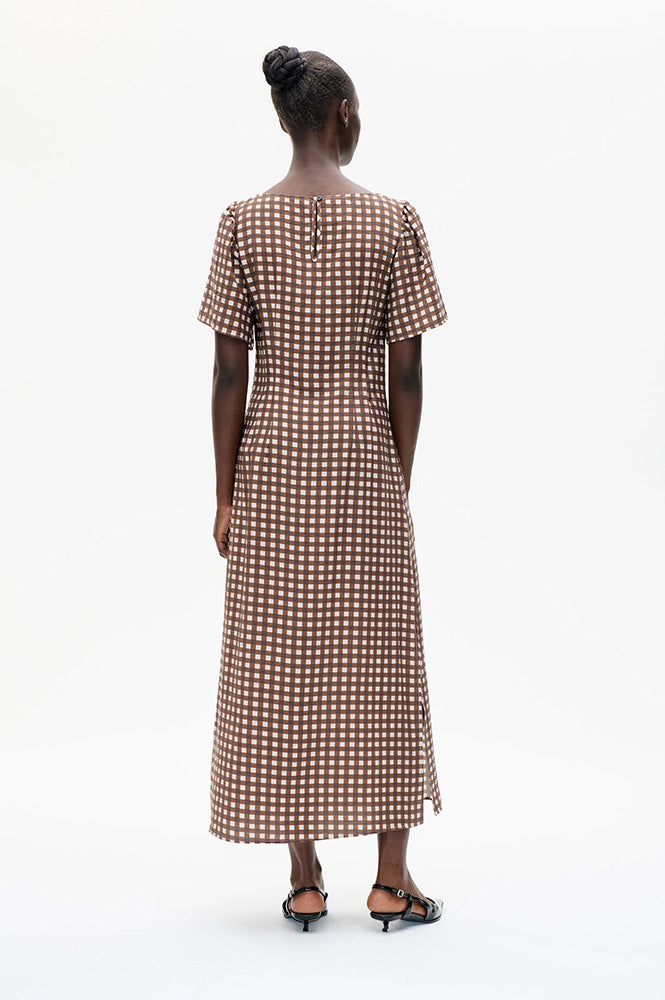Baum Und Pferdgarten Adelene Hot Fudge Check Dress - The Mercantile London