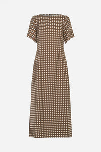 Baum Und Pferdgarten Adelene Hot Fudge Check Dress - The Mercantile London