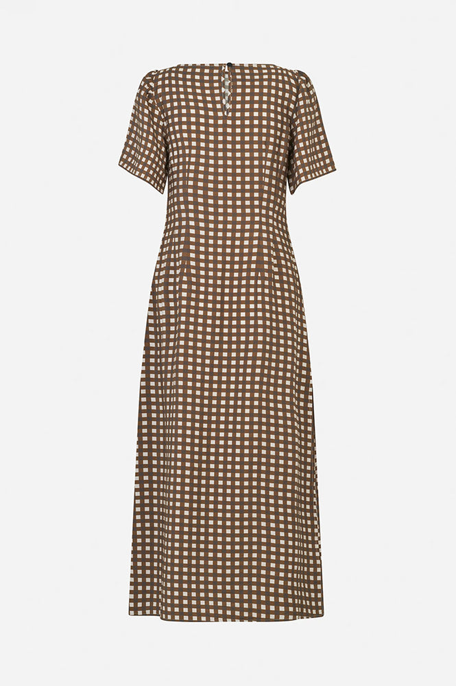 Baum Und Pferdgarten Adelene Hot Fudge Check Dress - The Mercantile London