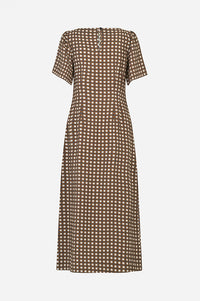 Baum Und Pferdgarten Adelene Hot Fudge Check Dress - The Mercantile London