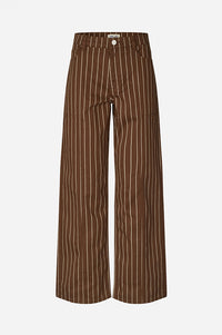 Baum Und Pferdgarten Nolia Creme Brown Stripe Jeans - The Mercantile London