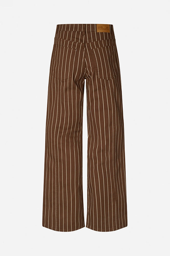 Baum Und Pferdgarten Nolia Creme Brown Stripe Jeans - The Mercantile London