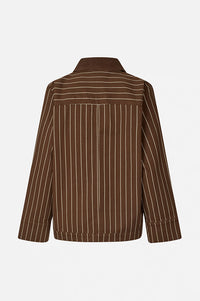 Baum Und Pferdgarten Benilda Creme Brown Pinstripe Jacket - The Mercantile London