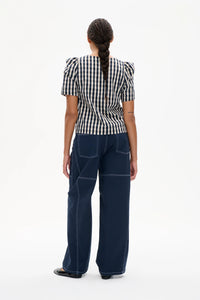 Baum Und Pferdgarten Minu Navy Creme Check Blouse