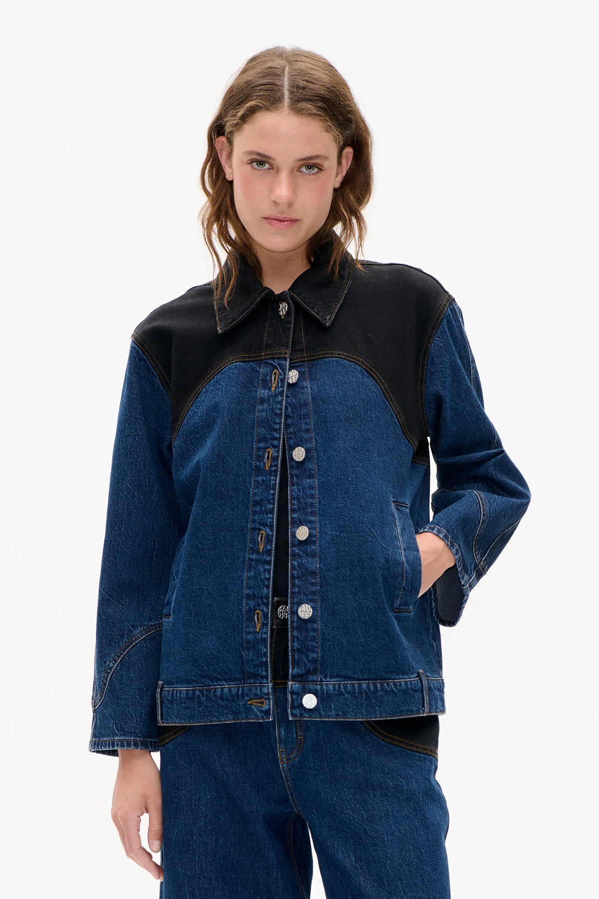 Baum Und Pferdgarten Bayson Dark Denim Jacket