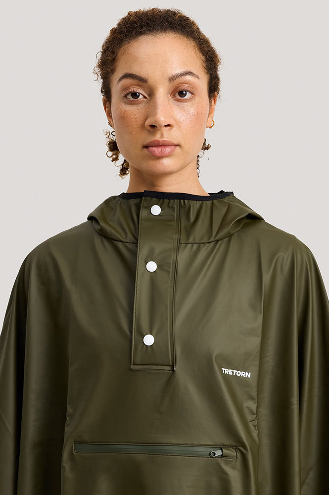 Tretorn Forest Green Rainponcho - The Mercantile London