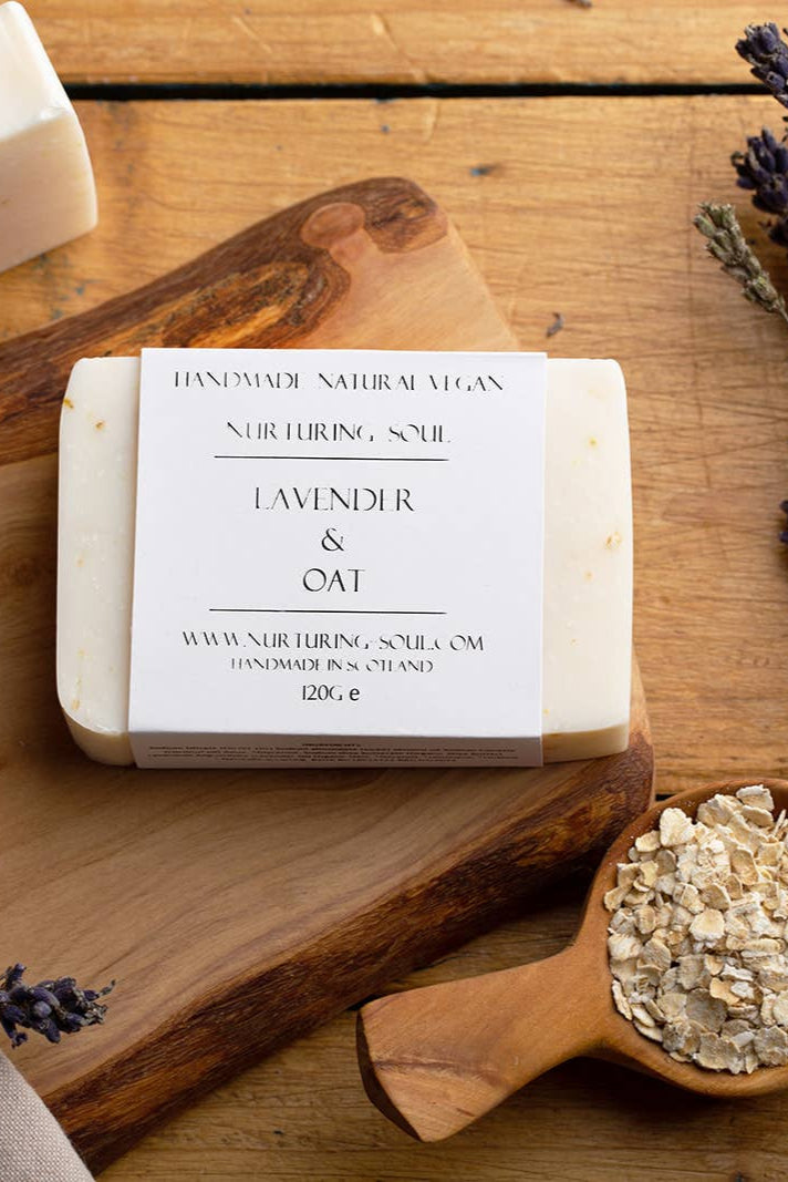 Nurturing Soul Lavender and Oat Soap - The Mercantile London