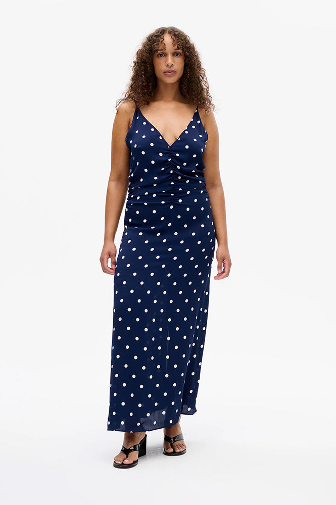 Baum Und Pferdgarten Atalia Navy Polka Dot Dress - The Mercantile London