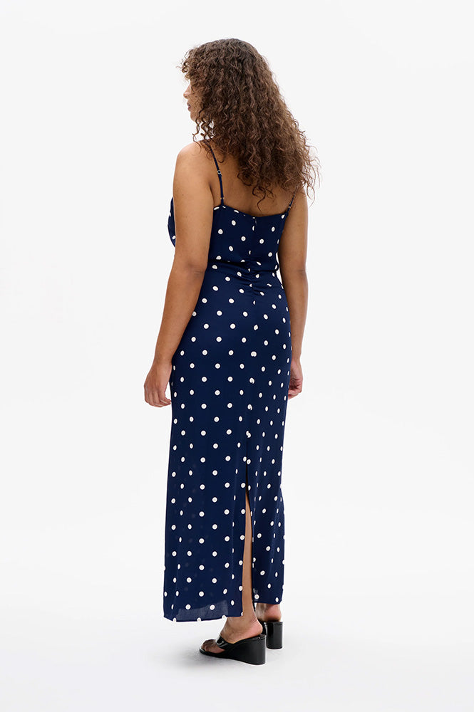 Baum Und Pferdgarten Atalia Navy Polka Dot Dress - The Mercantile London