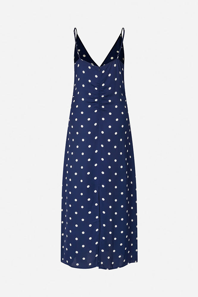 Baum Und Pferdgarten Atalia Navy Polka Dot Dress - The Mercantile London