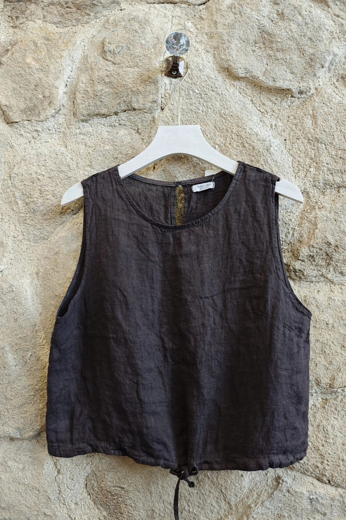 Linen & More Brown Top
