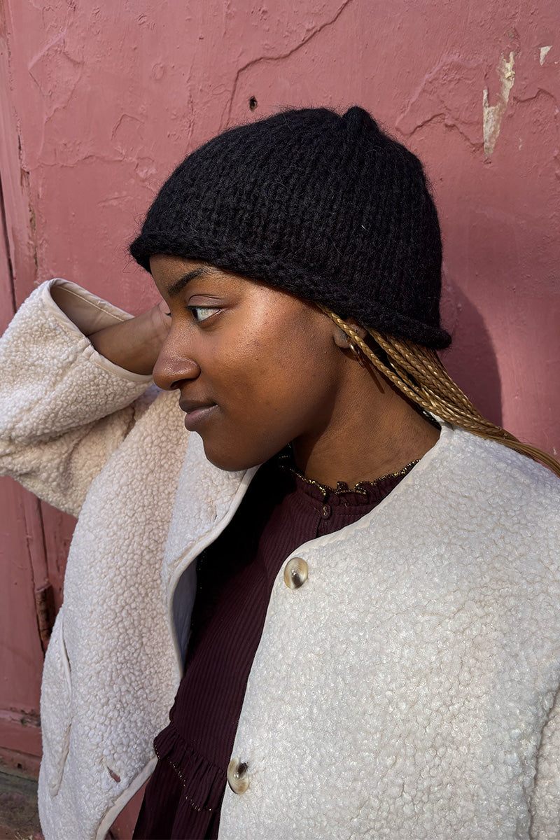 Dawn x Dare Black Beanie - The Mercantile London