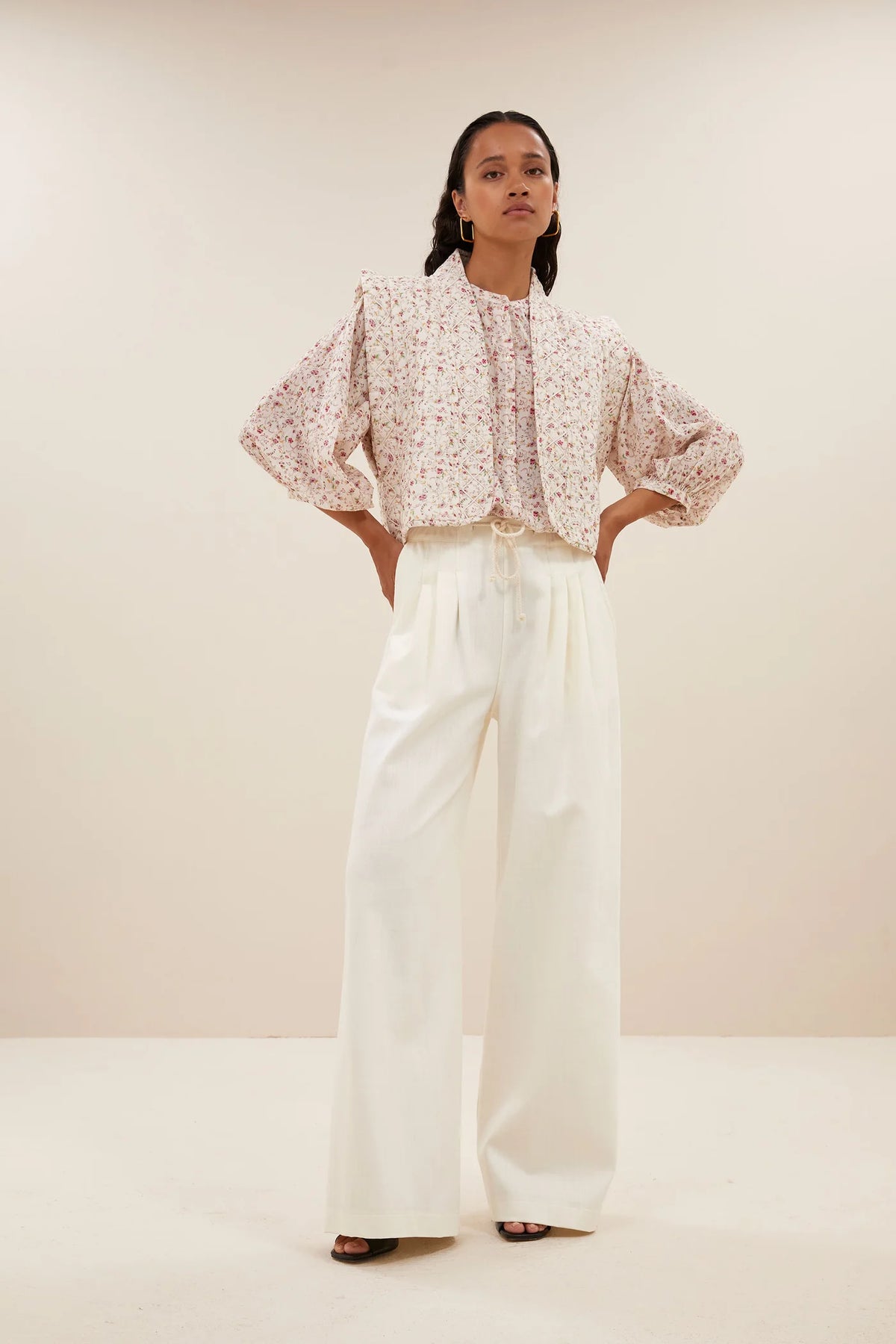 By-Bar Isla Little Flower Gilet - The Mercantile London