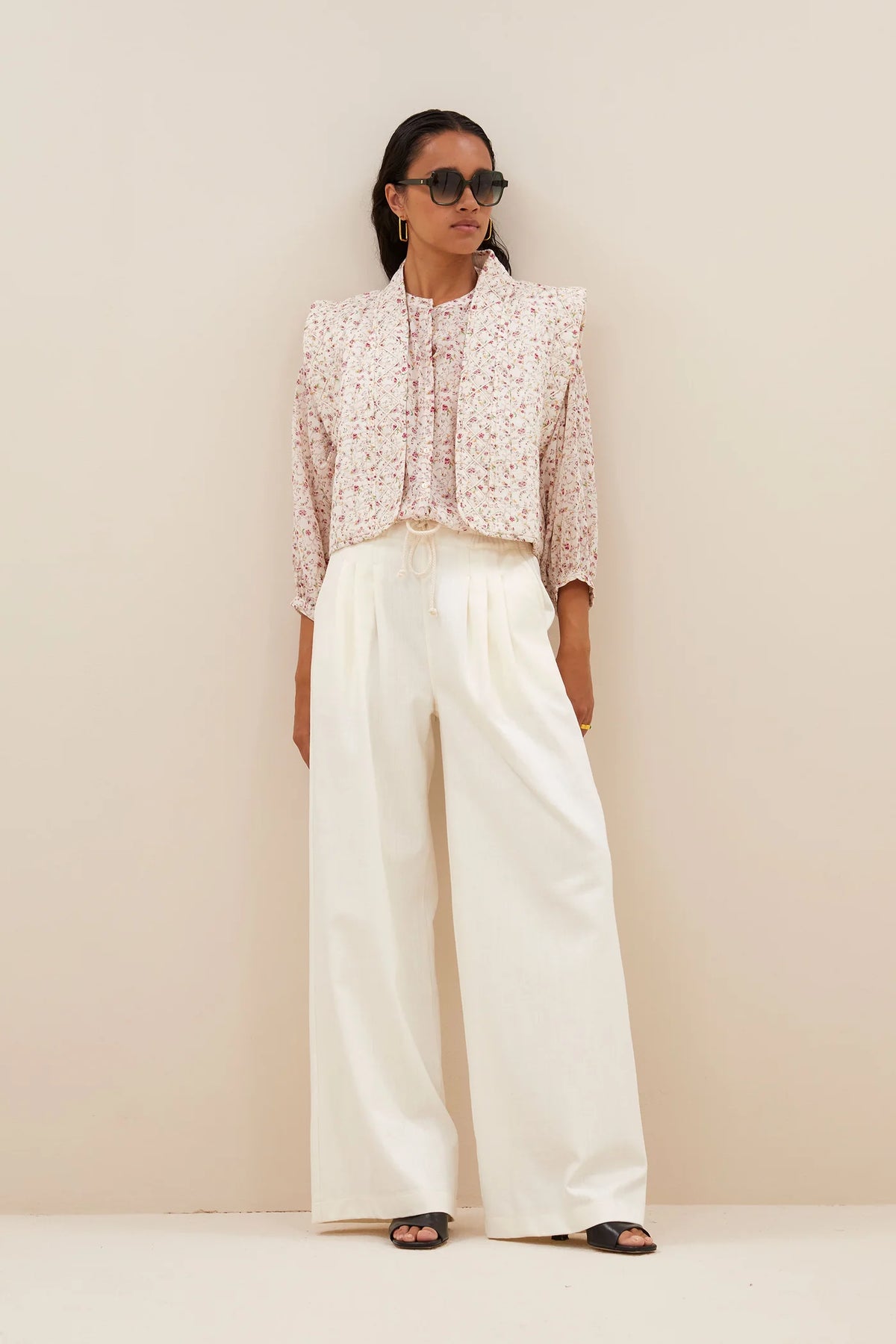 By-Bar Isla Little Flower Gilet - The Mercantile London