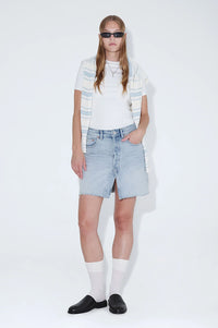 Dr Denim Ara Pale Used Drift Skirt