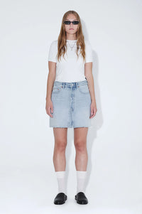 Dr Denim Ara Pale Used Drift Skirt