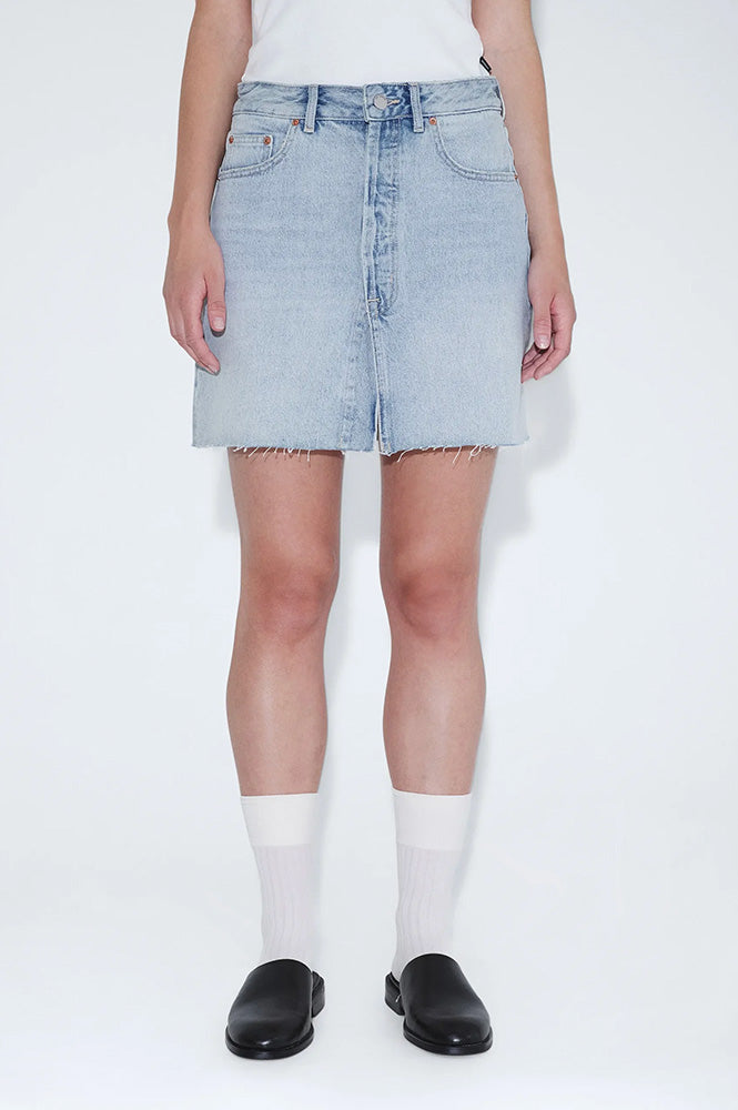 Dr Denim Ara Pale Used Drift Skirt