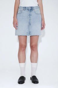 Dr Denim Ara Pale Used Drift Skirt