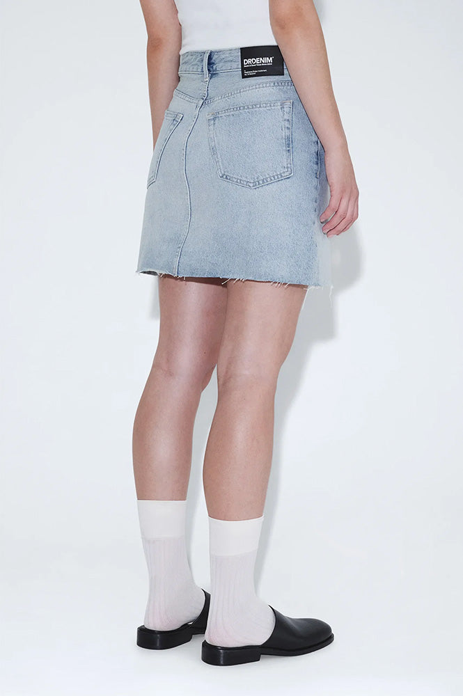 Dr Denim Ara Pale Used Drift Skirt
