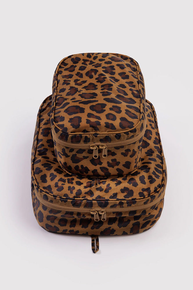 Baggu Leopard Packing Cube Set - The Mercantile London