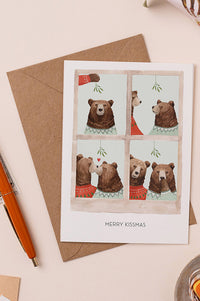 Mister Peebles Merry Kissmas Christmas Card - The Mercantile London