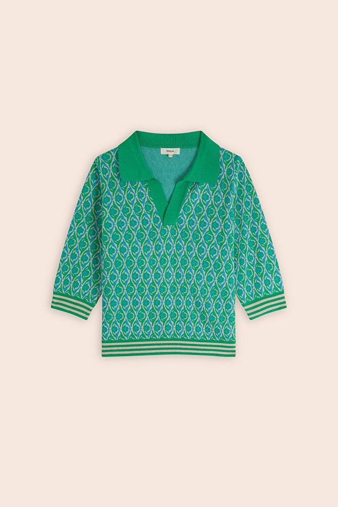 Suncoo Palva Green Sweater - The Mercantile London