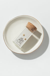 One & Eight Festive Gold Star Studs - The Mercantile London