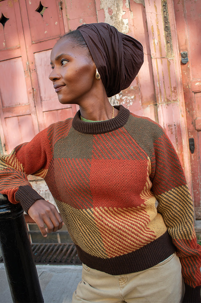 Thinking Mu Nur Creek Checked Jumper - The Mercantile London