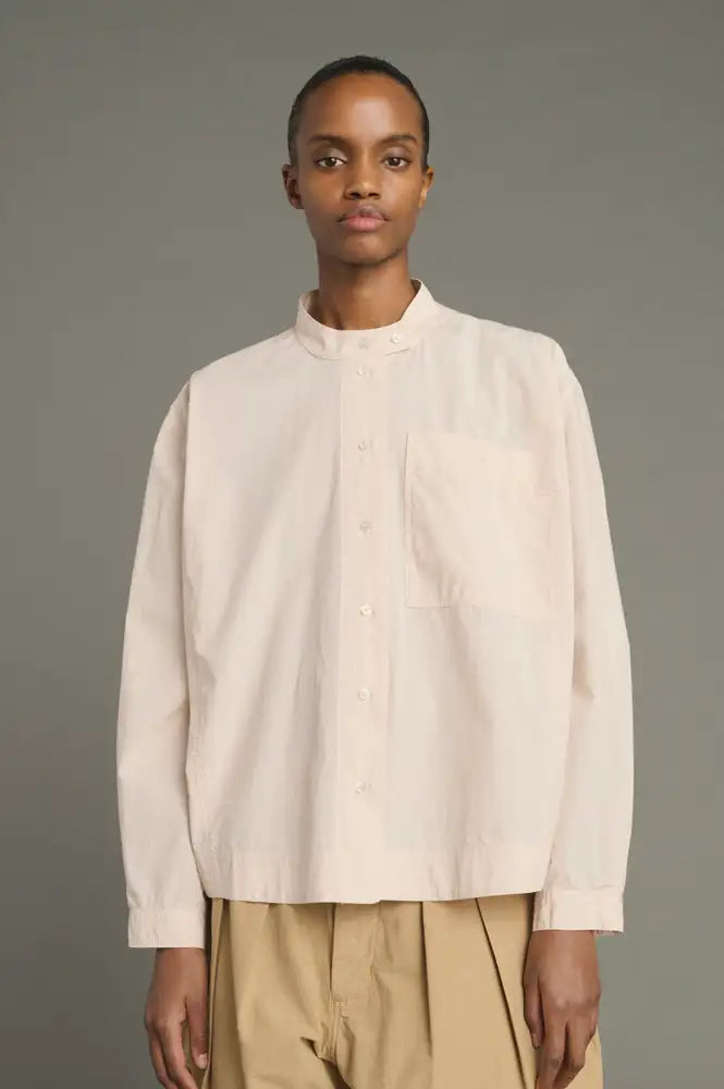 Soeur Chypre Powder Parachute Poplin Shirt