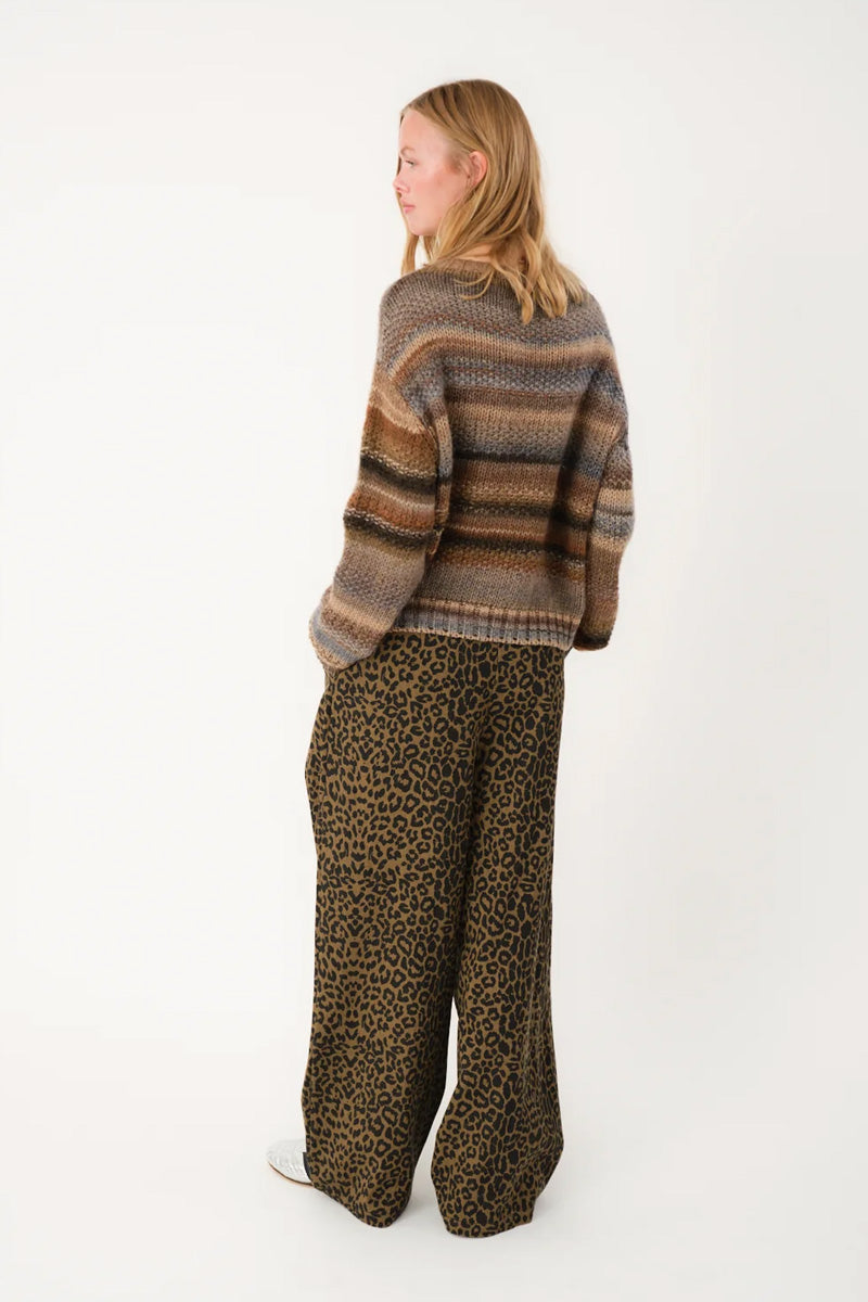 Lolly's Laundry Zola Leopard Print Trousers - The Mercantile London