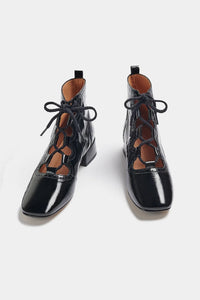 Naguisa Elur Black Gloss Boot