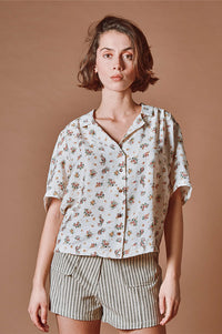 Emile Et Ida Debora Forsythia Floral Shirt - The Mercantile London
