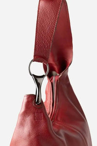 Biba Jackpot Red Leather Shoulder Bag