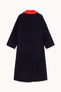 The Tiny Big Sister Navy Long Coat