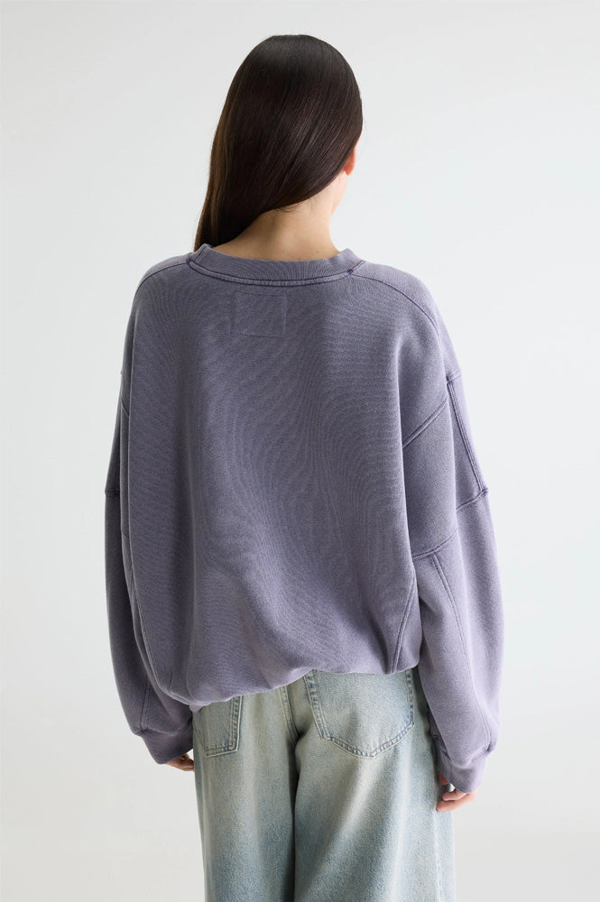 Bellerose Flips Grape Crewneck Sweatshirt