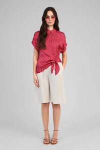 An'ge Kaviny Dotted Strawberry Blouse - The Mercantile London