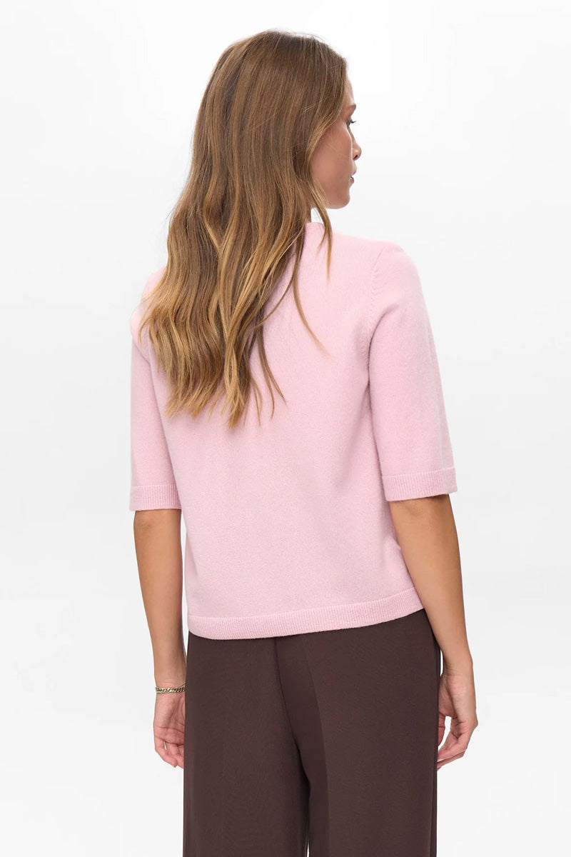 Numph Kally Roseate Spoonbill Pink Pullover - The Mercantile London