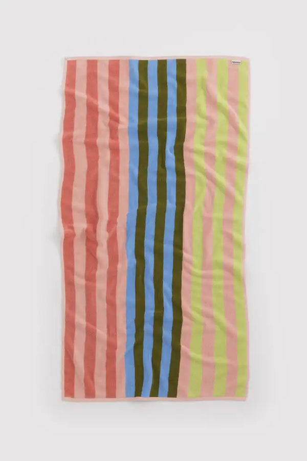 Baggu Sherbet Stripe Bath Towel