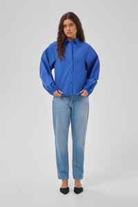 My Essential Wardrobe Sunna Beaucoup Blue Shirt