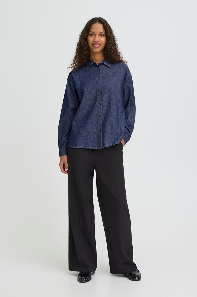 ICHI Archer Indigo Shirt