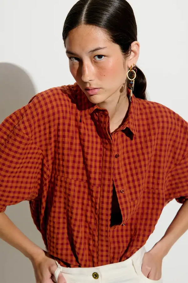 Sessùn Florentina Sunset Mus Balloon Sleeve Shirt