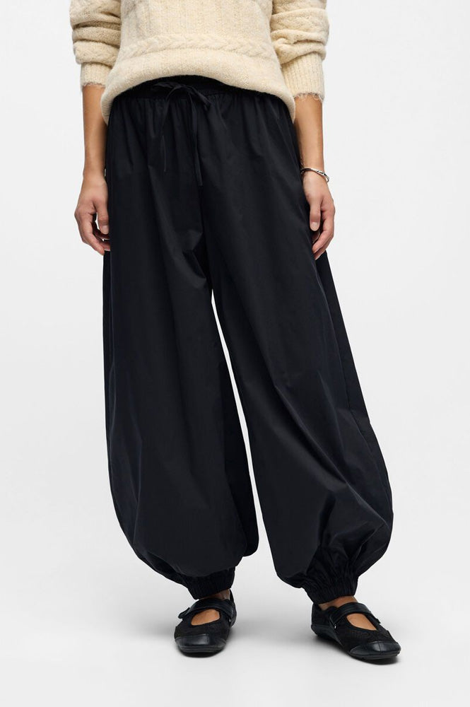 Object Paige Black Harem Trousers