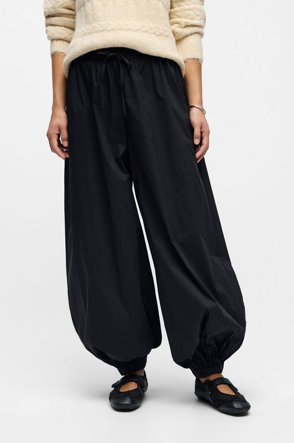 Object Paige Black Harem Trousers