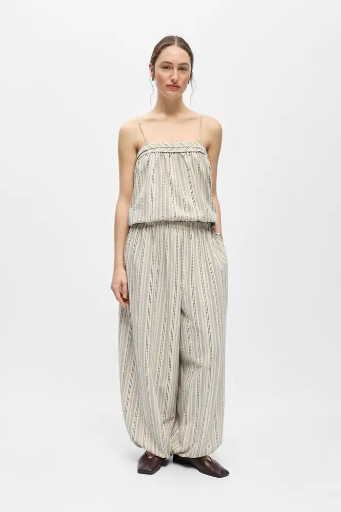 Object Belem Birch Stripe Harem Balloon Trousers - The Mercantile London