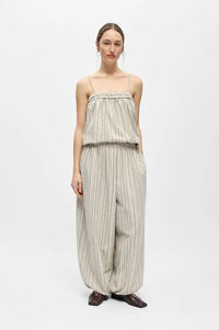 Object Belem Birch Stripe Harem Balloon Trousers - The Mercantile London