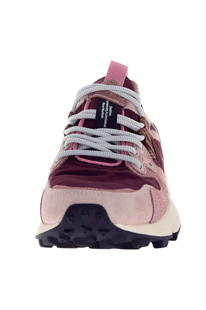 Flower Mountain Yamano Light Rose Pink Brown Trainers - The Mercantile London