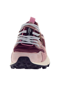 Flower Mountain Yamano Light Rose Pink Brown Trainers - The Mercantile London