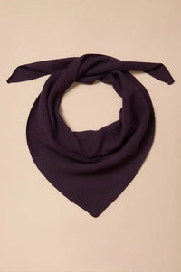 TBCo Fig Merino Wool Triangle Scarf