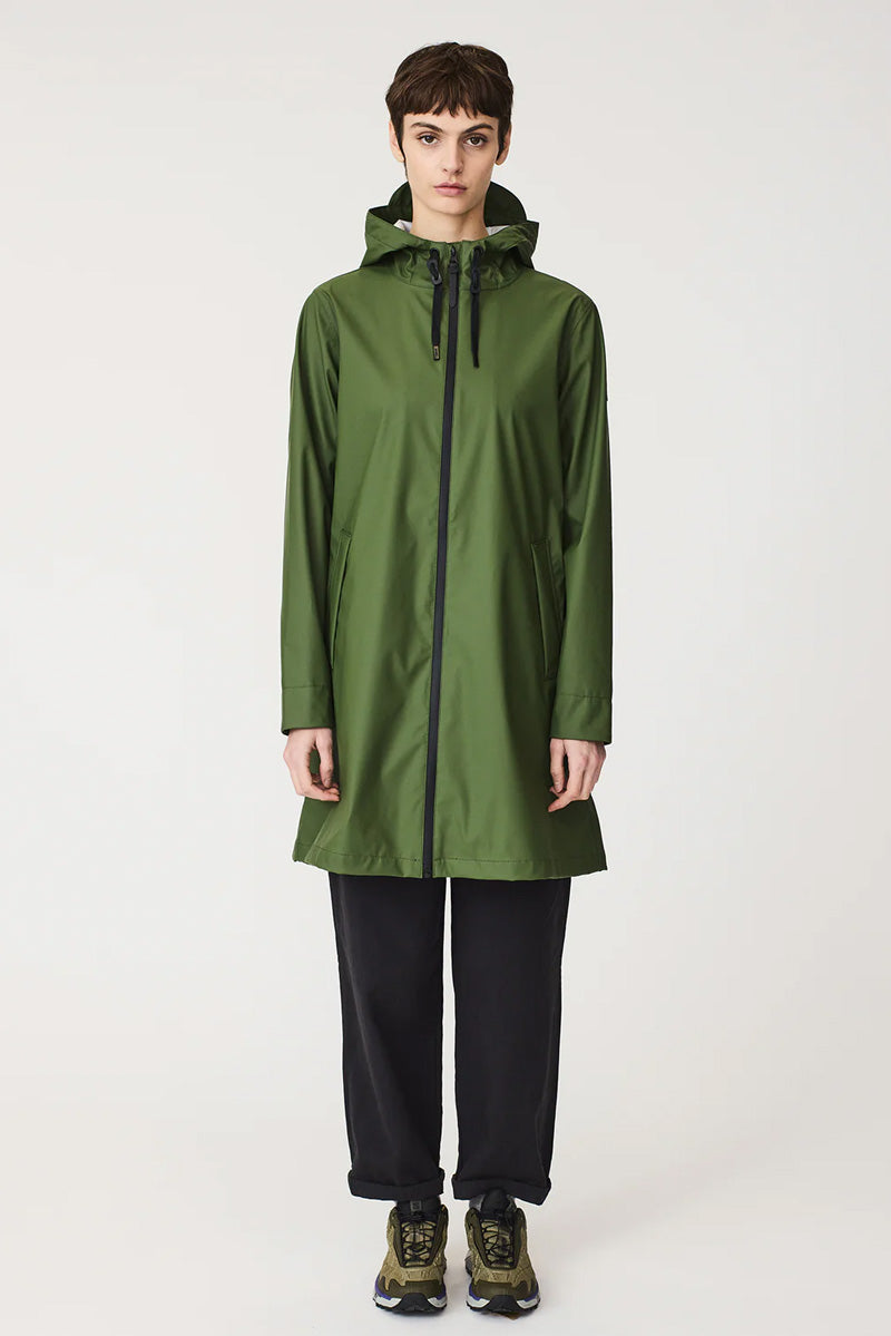Tantä Nuovola Bronze Green Rain Jacket - The Mercantile London