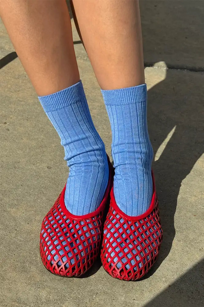 Le Bon Shoppe Her Periwinkle Socks - The Mercantile London